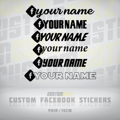 Custom Facebook Stickers (x2)