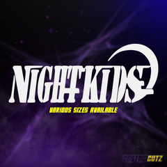 Initial D - Night Kids Decal (V2) - Custom Cutz