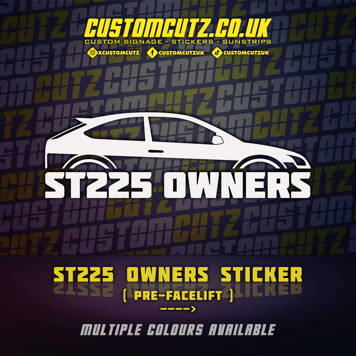 ST225 Owners Club Sticker (PRE-FL)