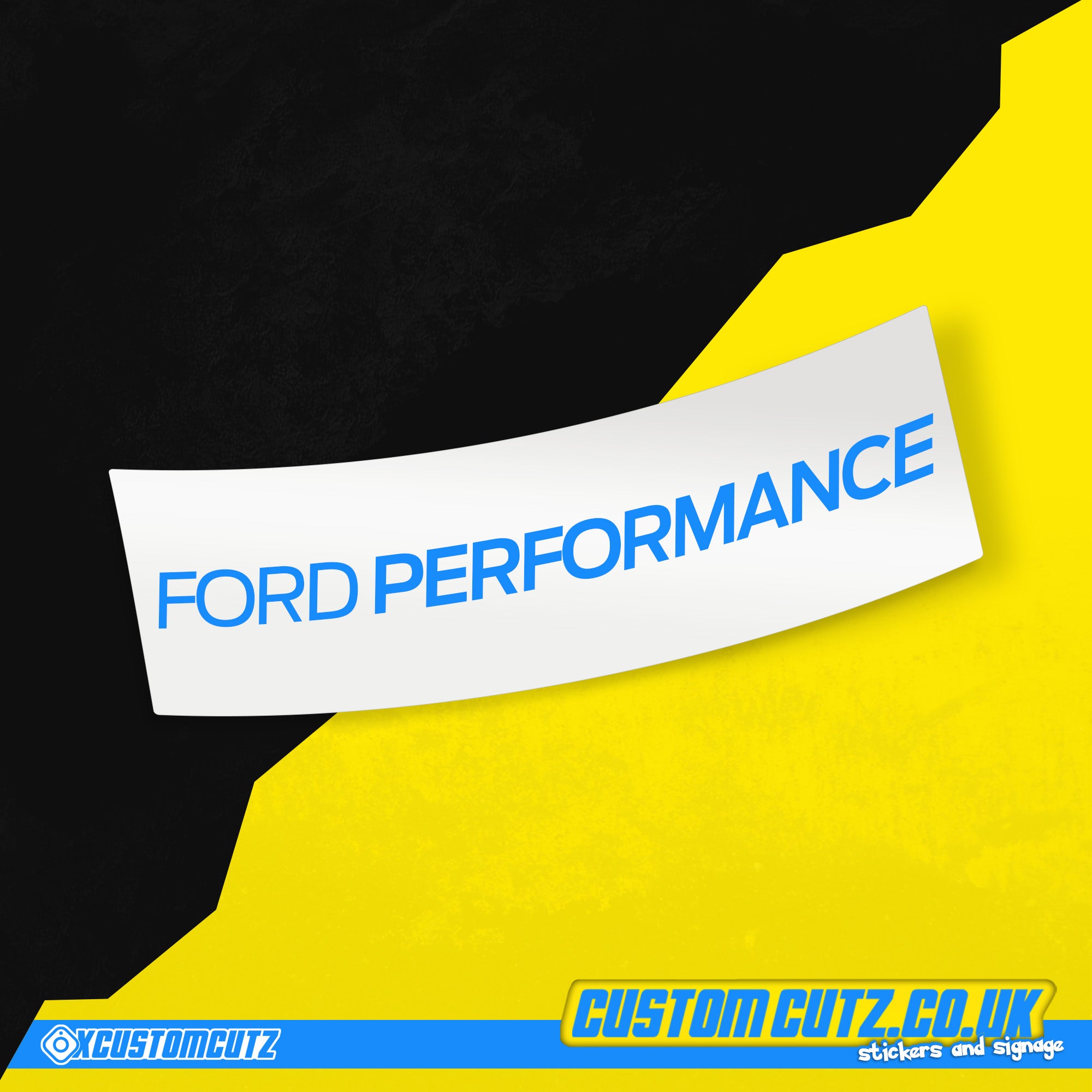 Ford Performance Sticker | Various Sizes & Colours | Custom Cutz UK