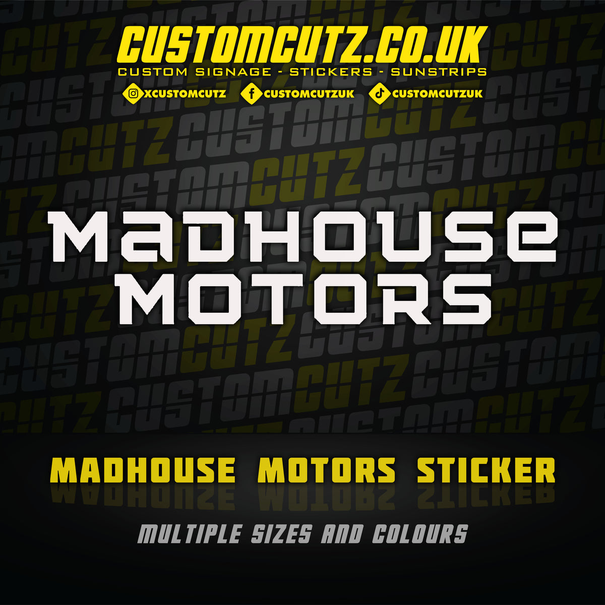Madhouse Motors Sticker